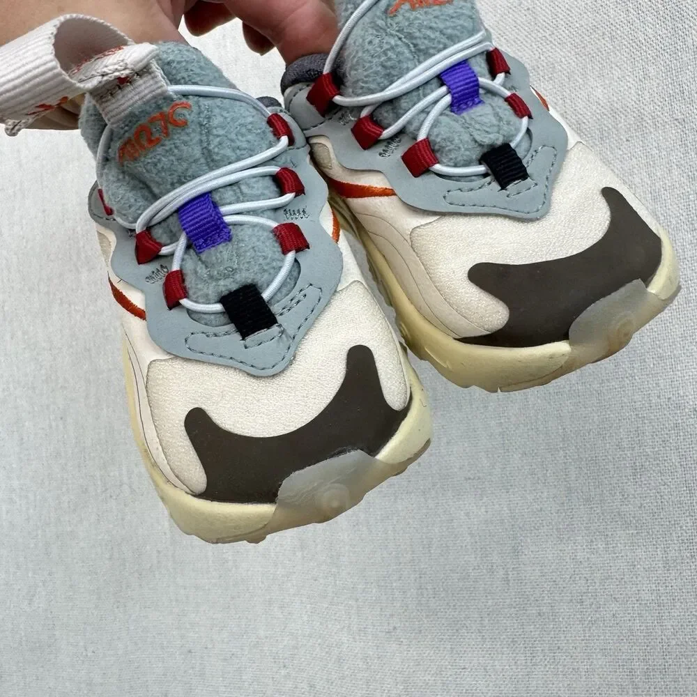 Nike Kid's Air Max 270 React Travis Scott Cactus Trails (TD) 5C